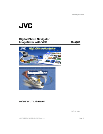 Manuel du propriétaire | JVC DIGITAL PHOTO NAVIGATOR-IMAGE MIXER WITH VCD Manuel utilisateur | Fixfr