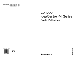 Lenovo IDEACENTRE K430 Manuel utilisateur
