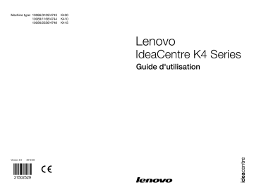 Manuel du propriétaire | Lenovo IDEACENTRE K430 Manuel utilisateur | Fixfr