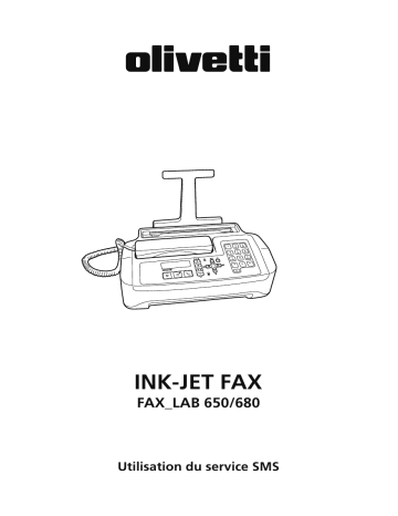 FAX_LAB 680 | Fax-Lab 650 | Manuel du propriétaire | Olivetti Fax-Lab 680 Manuel utilisateur | Fixfr