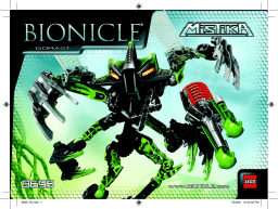 Lego Bionicle - Gorast 8695 Manuel utilisateur