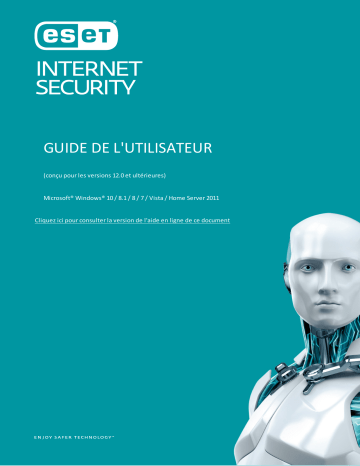 ESET Internet Security Mode d'emploi | Fixfr