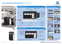 Konica Minolta BIZHUB 284E Manuel utilisateur