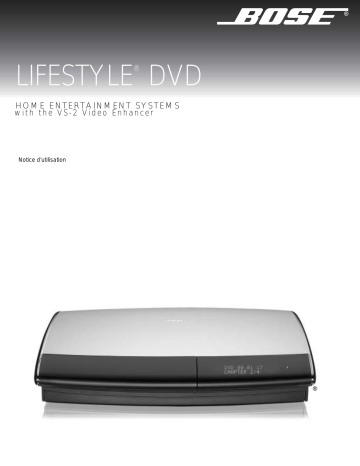 Manuel du propriétaire | Bose CHAINE DVD HOME CINEMA LIFESTYLE 38 Manuel utilisateur | Fixfr