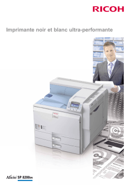 Ricoh Aficio SP 8200DN Manuel utilisateur