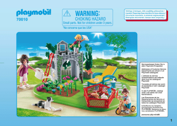 Manuel du propriétaire | Playmobil 70010 Manuel utilisateur | Fixfr