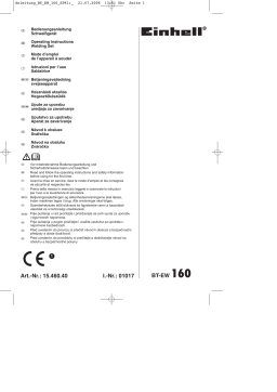 EINHELL BT-EW 160 Manuel utilisateur