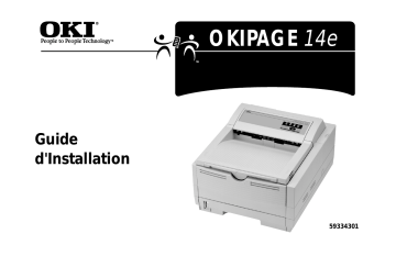 Manuel du propriétaire | OKI OKIPAGE 14E Manuel utilisateur | Fixfr