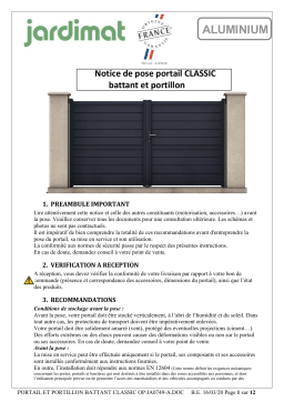 Castorama Neva 2 Manuel utilisateur