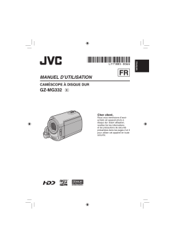 JVC GZ MG332, MG332E Manuel utilisateur