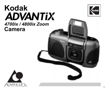 Manuel du propriétaire | Kodak ADVANTIX 4800IX ZOOM Manuel utilisateur | Fixfr