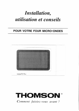 Thomson TMS21 Manuel utilisateur