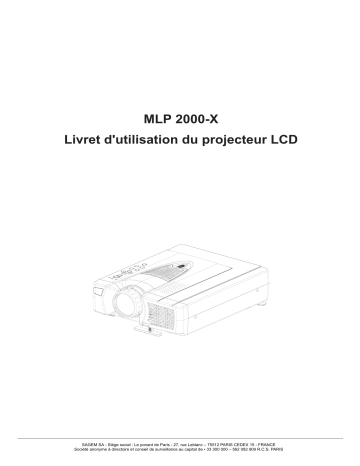 Manuel du propriétaire | Sagem MLP 2000-X Manuel utilisateur | Fixfr