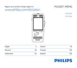 Philips DPM 7700 Mode d'emploi