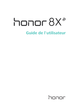 Honor 8X Manuel utilisateur