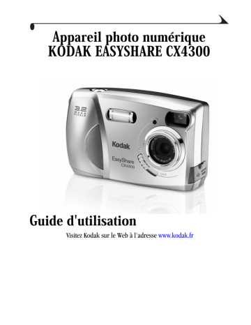 Mode d'emploi | Kodak EasyShare CX4300 Manuel utilisateur | Fixfr