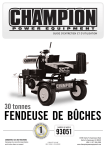 Champion Power Equipment 93051 Manuel utilisateur