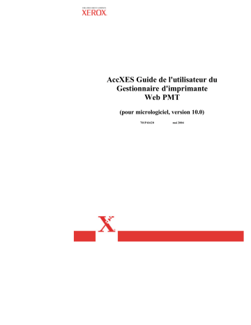 8830 DDS | 8850 | 6030 | 721P | 8830 | 8850 DS | 6050 | X2-TECH | 8825 | 8825 DDS | Xerox 510 Printer Mode d'emploi | Fixfr