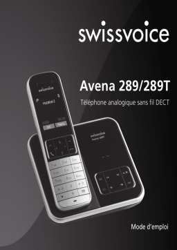 SwissVoice Avena 289 Manuel utilisateur