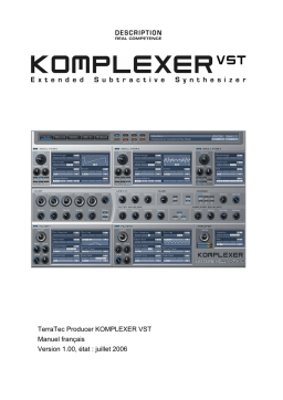 Terratec KOMPLEXER Manual Manuel utilisateur