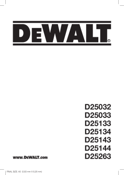 DeWalt D25135K Mode d'emploi