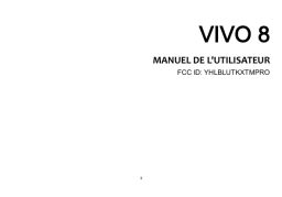 Blu Vivo 8 Manuel du propriétaire