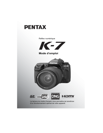 Pentax Série K-7 Mode d'emploi | Fixfr