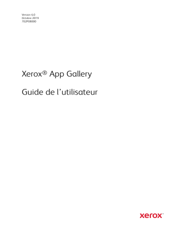 Xerox App Gallery Mode d'emploi | Fixfr