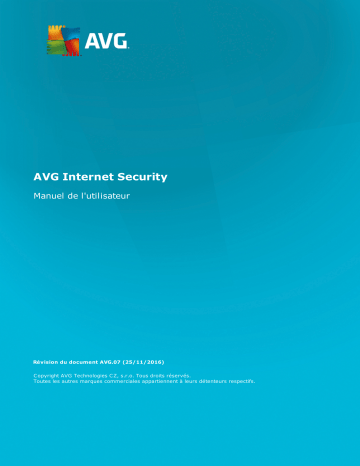 AVG Internet Security 2015 Mode d'emploi | Fixfr