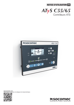 Socomec ATyS C55/C65 Operating instrustions