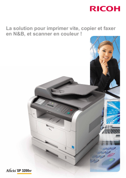 Ricoh AFICIO SP 3200SF Manuel utilisateur