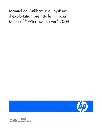 Manuel du propriétaire | HP PROLIANT ML350 G4 SERVER Manuel utilisateur | Fixfr