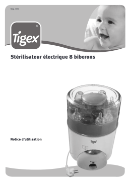 Tigex STERILISATEUR ELECTRIQUE 8 BIBERONS Manuel utilisateur