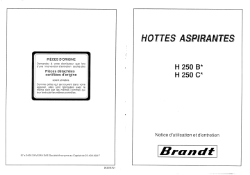 H250B | Manuel du propriétaire | Vedette H250C Manuel utilisateur | Fixfr