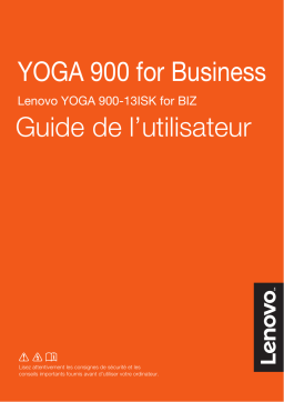 Lenovo Yoga 900 for Business Mode d'emploi