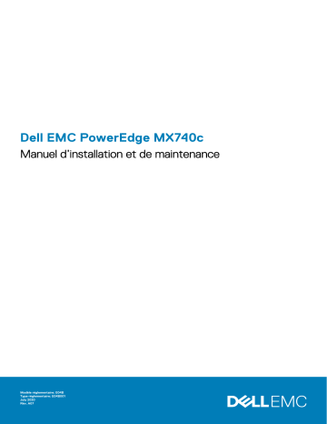 PowerEdge MX7000 | Dell PowerEdge MX740c server Manuel du propriétaire | Fixfr