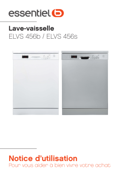 Essentiel b ELVS 456s Lave-vaisselle Manuel utilisateur