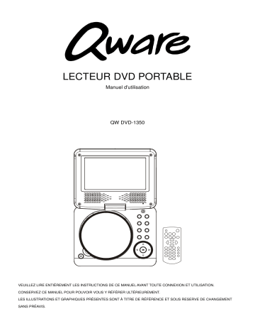 Manuel du propriétaire | Qware DVD-1350 Manuel utilisateur | Fixfr