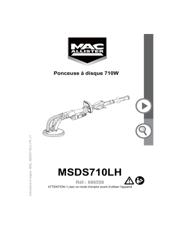 Mac Allister MSDS710LH Mode d'emploi | Fixfr