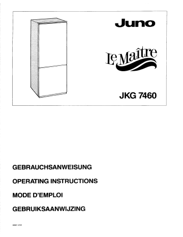 Manuel du propriétaire | Juno JKG7460              Manuel utilisateur | Fixfr