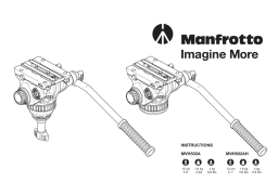 Manfrotto MVH502AH Manuel utilisateur