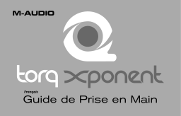 Avid M-Audio Xponent Guide de démarrage rapide