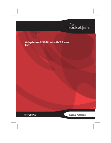 RocketFish RF-FLBTAD Bluetooth USB Adapter Manuel utilisateur | Fixfr