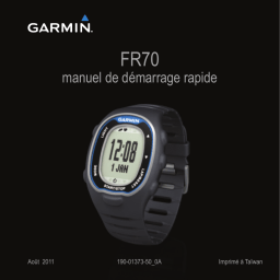 Garmin FR 70 Manuel utilisateur