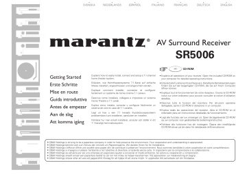 Manuel du propriétaire | Marantz SR5006 Manuel utilisateur | Fixfr