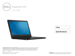 Dell Inspiron 3452 laptop spécification