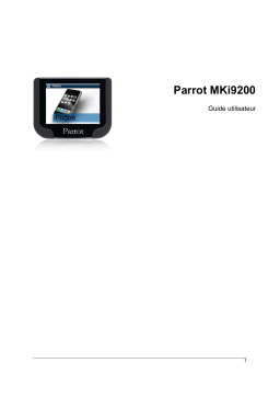 Parrot MKi9200 Manuel utilisateur