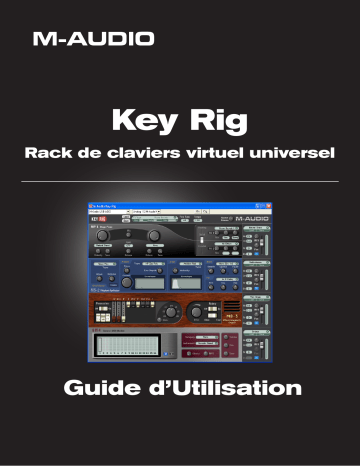 Manuel du propriétaire | M-Audio Key Rig Manuel utilisateur | Fixfr