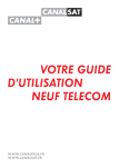 CANAL PLUS CANAL + ADSL Manuel utilisateur