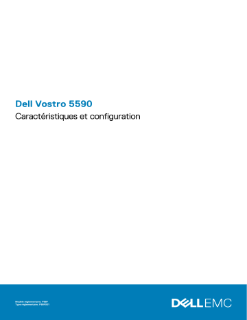 Dell Vostro 5590 laptop Manuel du propriétaire | Fixfr